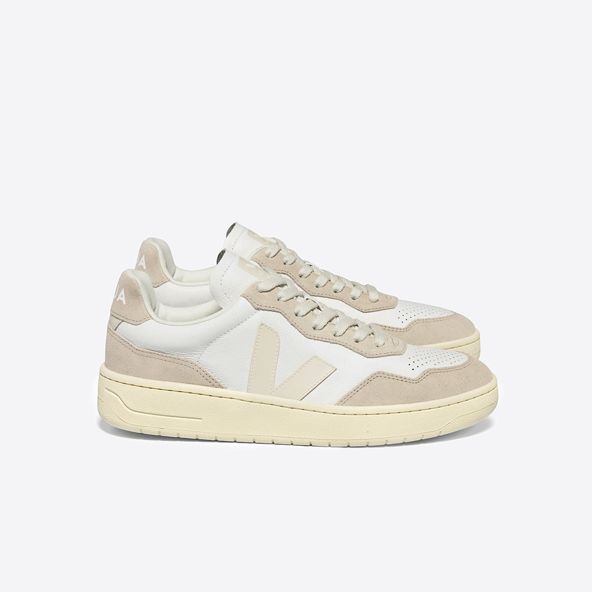 veja baskets v-90 cuir blanc VD2003377 Lateral view