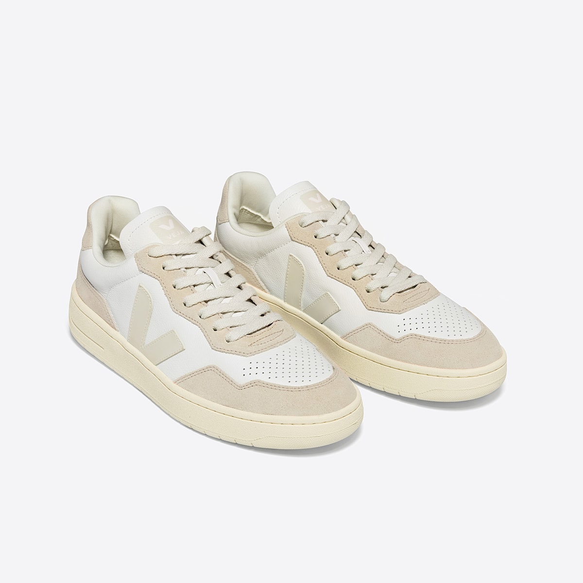 veja baskets v-90 cuir blanc VD2003377 Top view