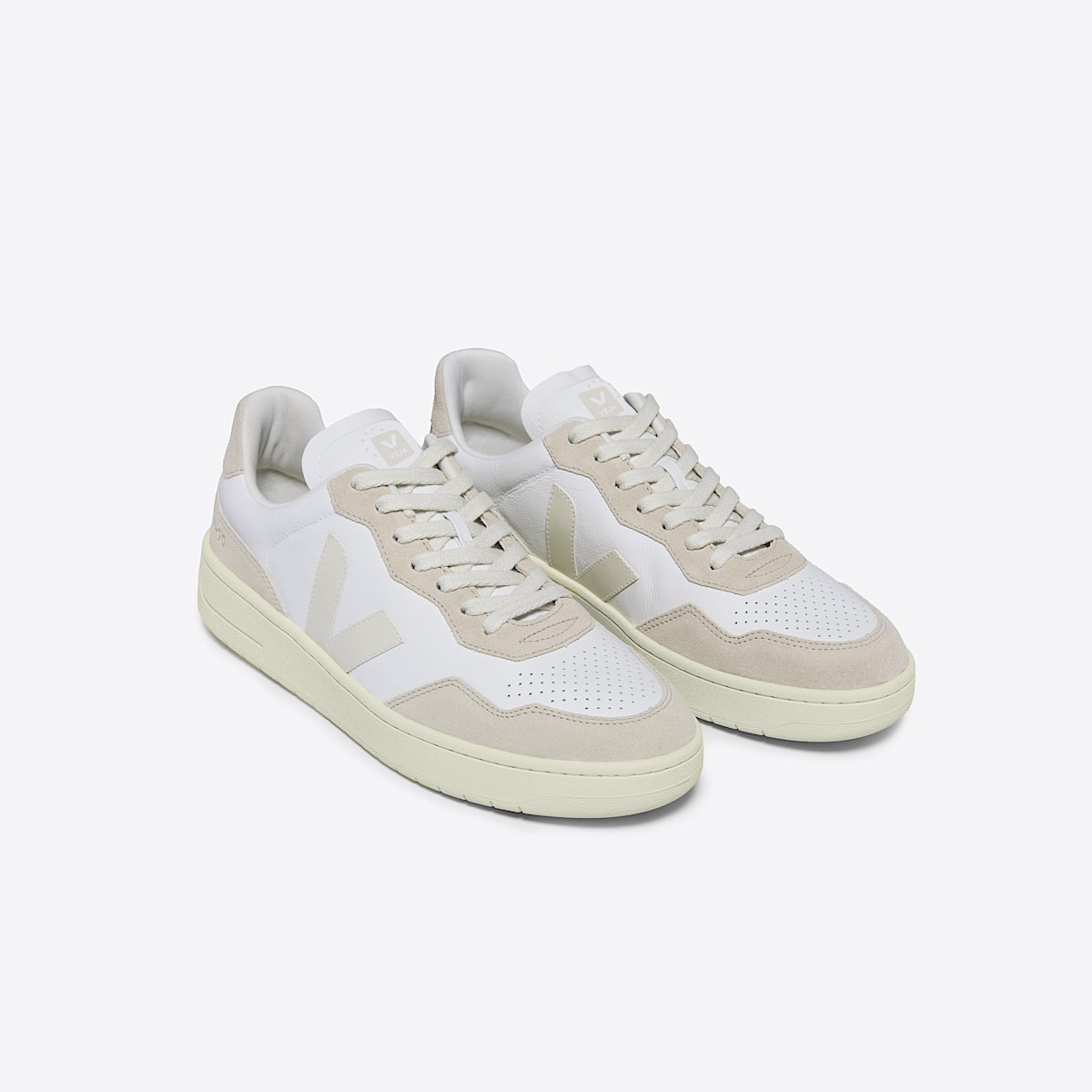 veja sneakers v-90 leather beige VD2003654 Top view