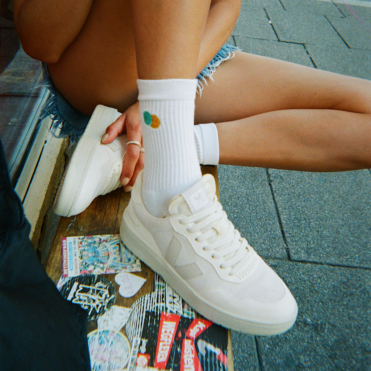 veja veja-x-asphaltgold reciclado beige VG1803855B450