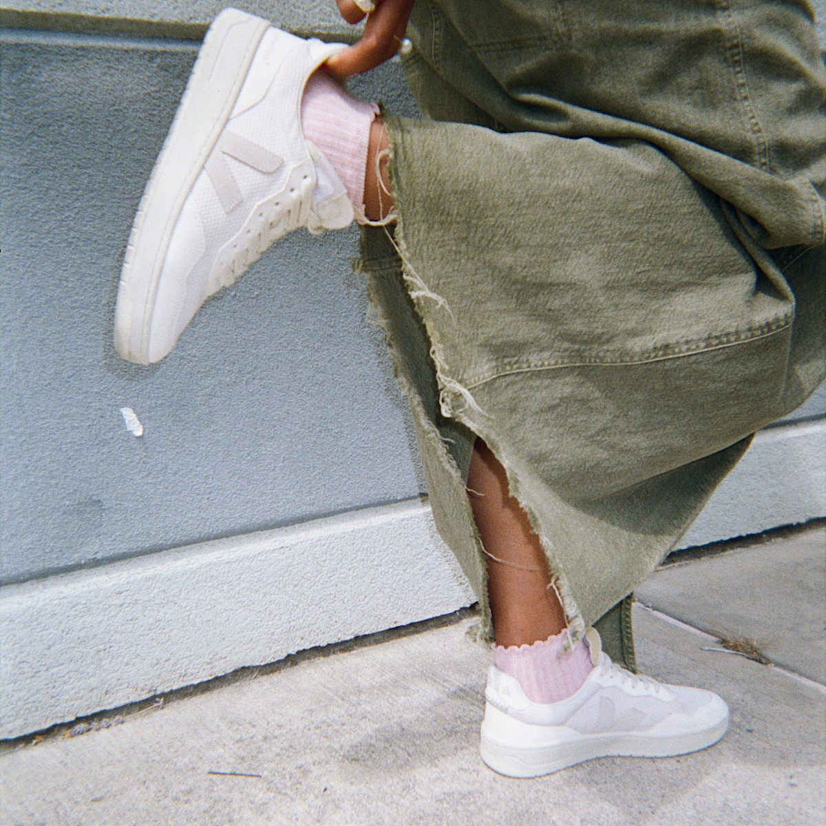 veja veja-x-asphaltgold reciclado beige VG1803855B450