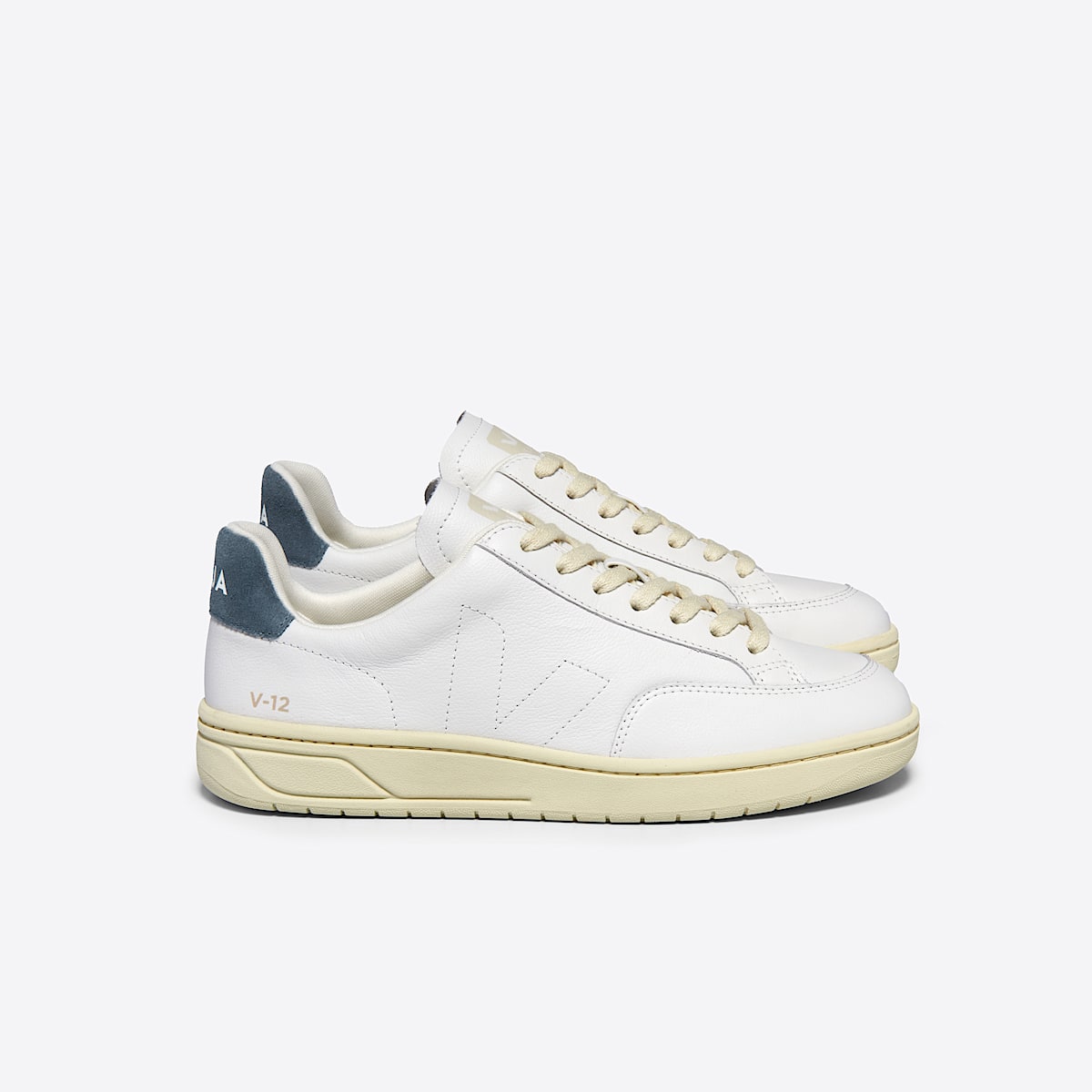 veja sneakers v-12-stitch leather white XS2003680 Lateral view