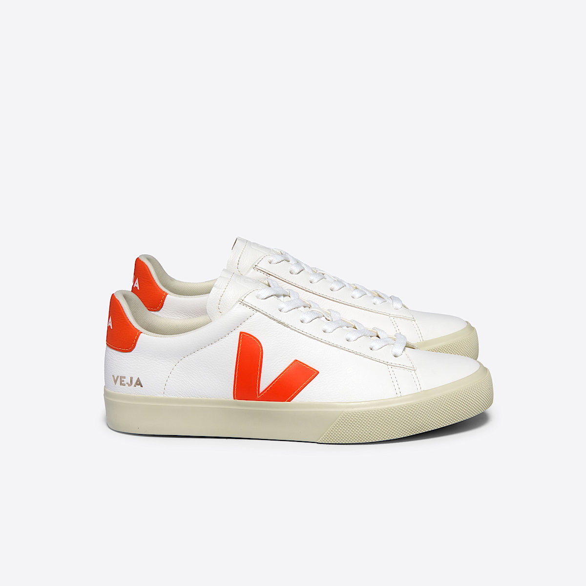 veja baskets campo cuir blanc CP0503689 Lateral view