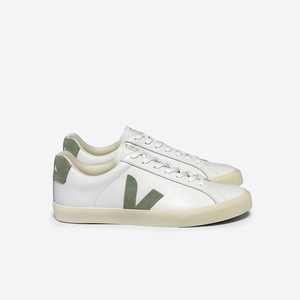 veja sneakers esplar-logo leather white EO0203710 Lateral view