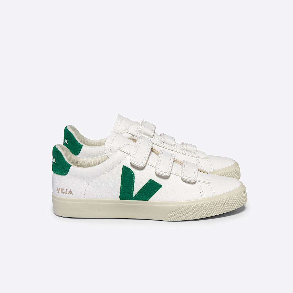 veja sneakers recife-logo pelle bianco RC0503697 Lateral view