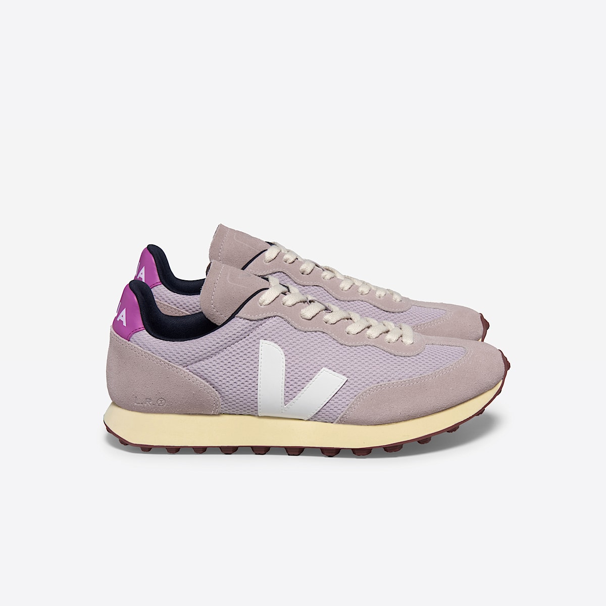 veja sneakers rio-branco recycled pink RB1803736 Lateral view