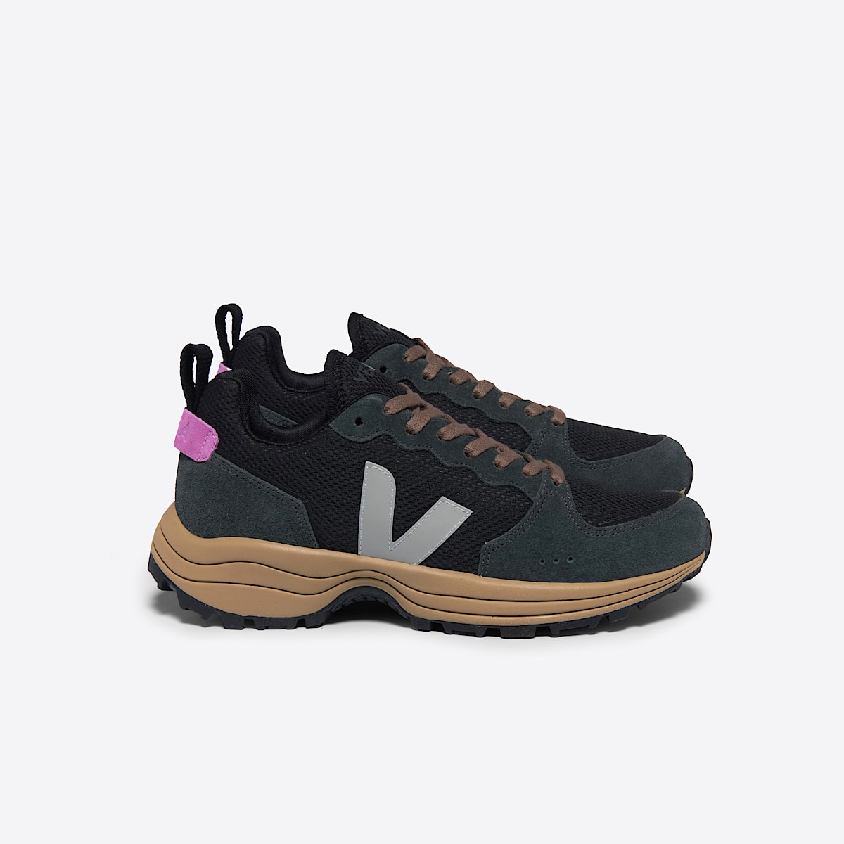 veja sneakers venturi-ii recycled black VR1803757 Lateral view