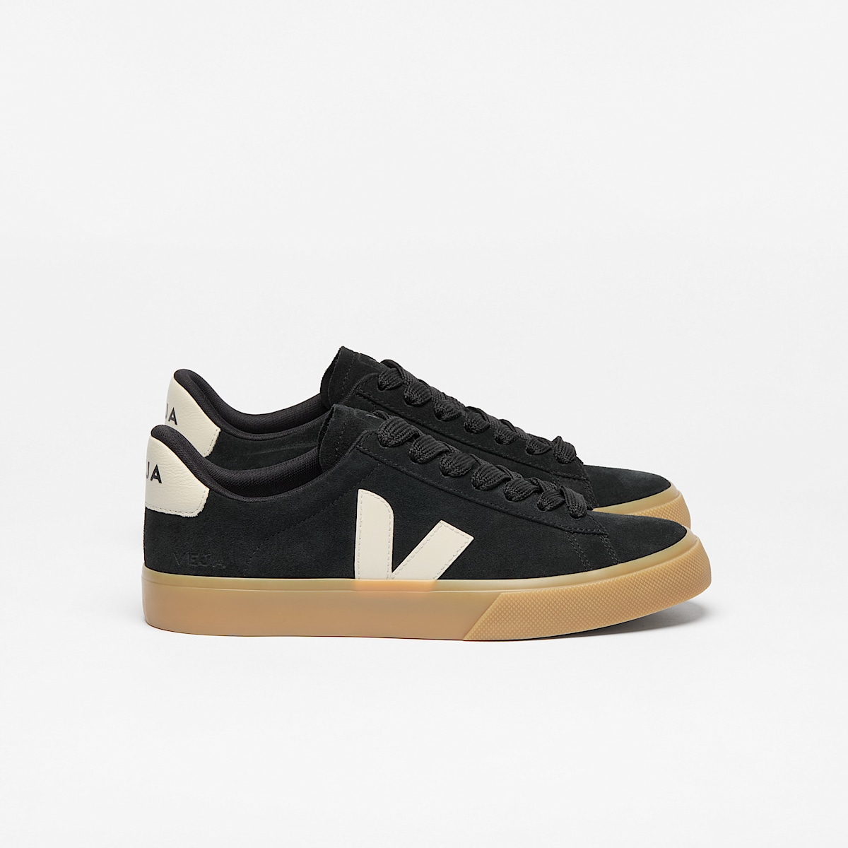 veja sneaker campo wildleder schwarz CP0303692 Lateral view