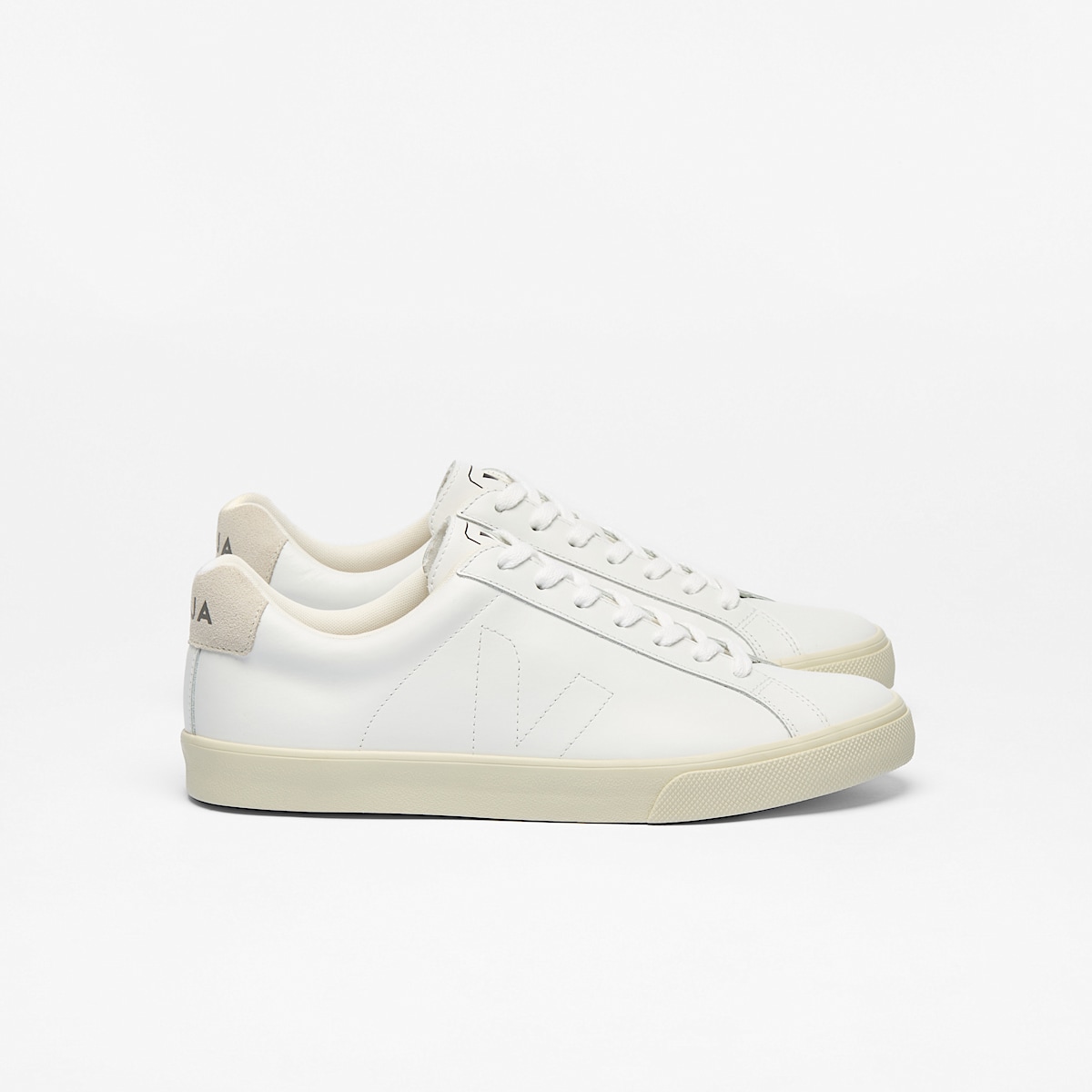 veja baskets esplar cuir blanc EA0200001 Lateral view