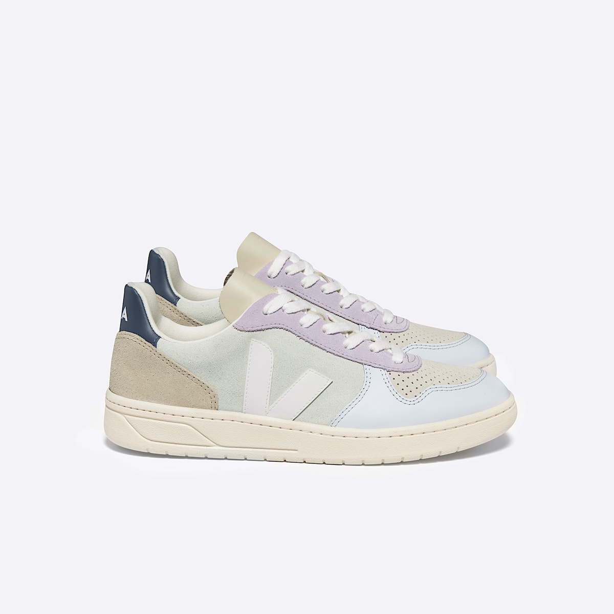 veja sneaker v-10 wildleder mehrfarbig VX0303119 Lateral view