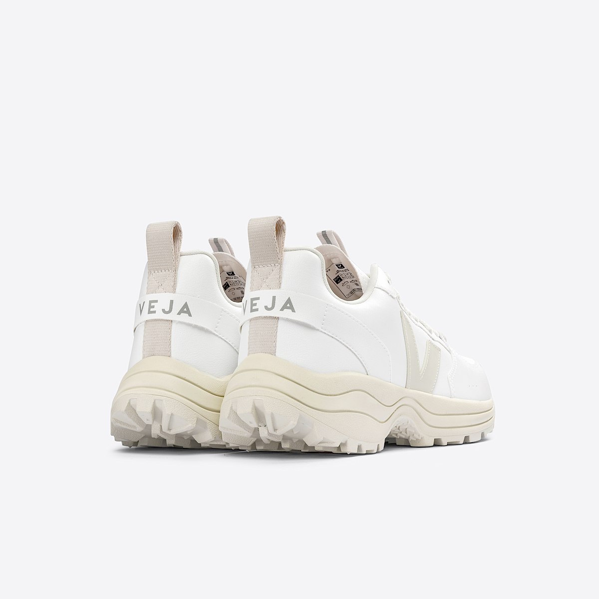 veja sneakers venturi-vc vegan white VC0703183 Back view