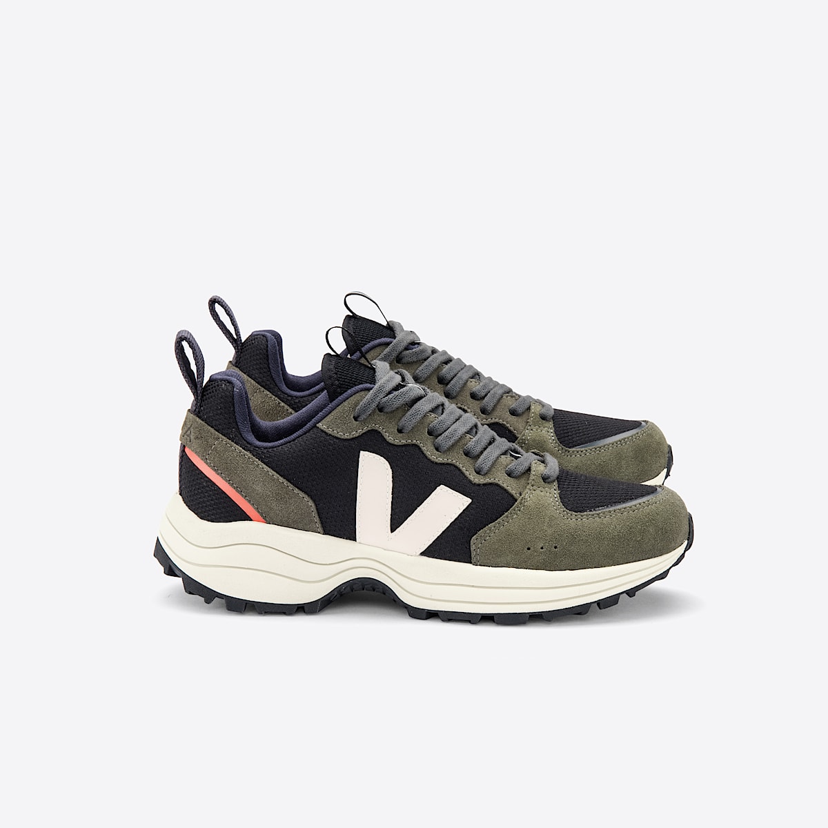 veja sneakers venturi cotone-biologico nero VT0102115 Lateral view