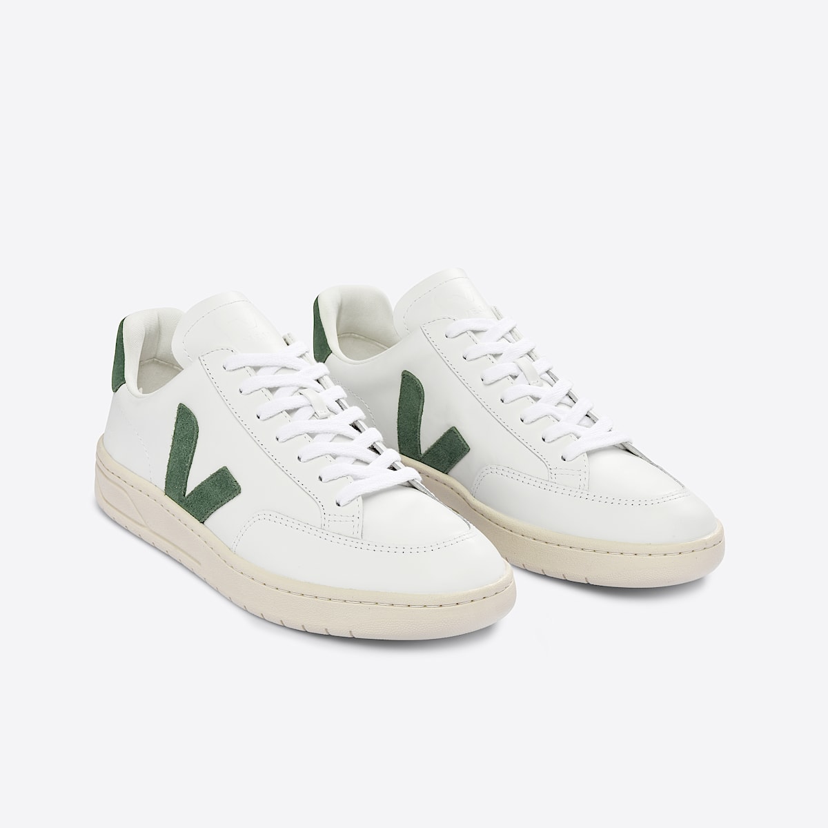 veja baskets v-12 cuir blanc XD0202336 Top view