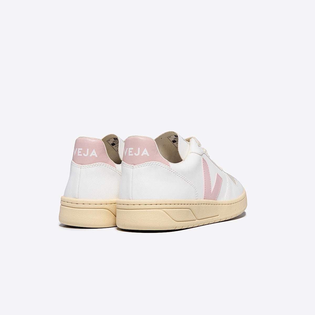 veja sneakers v-10 leather white VX0703131 Back view