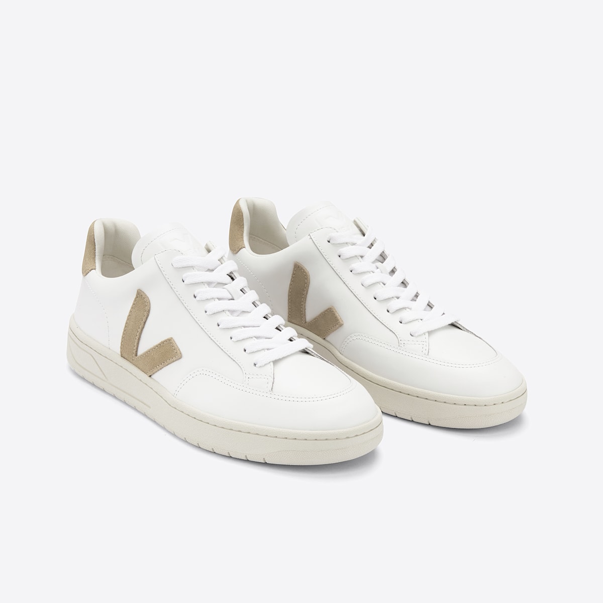 veja sneakers v-12 cuero blanco XD0202896 Top view