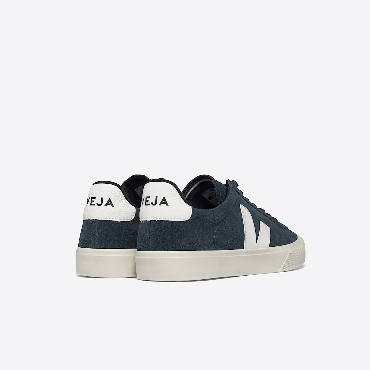 veja sneakers campo suede blue CP0303149 Back view