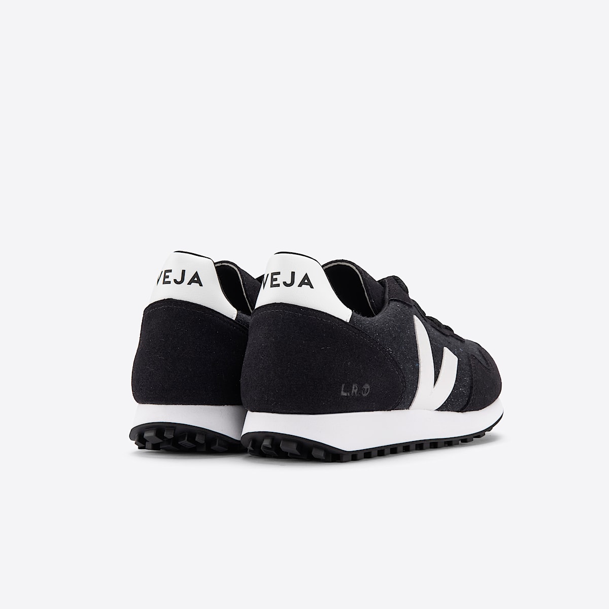 veja sneakers sdu-rec flannel black RR0401971 Back view