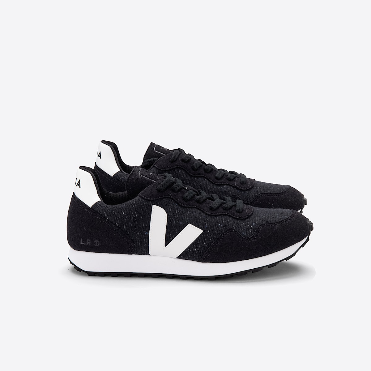 veja sneakers sdu-rec flannel black RR0401971 Lateral view