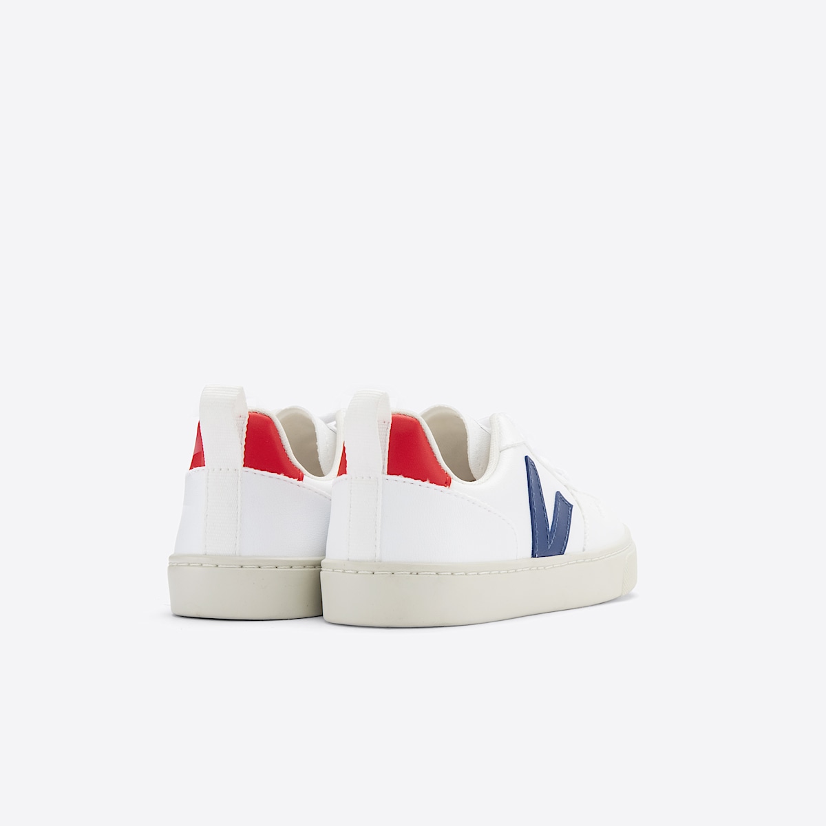 veja baskets small-v-10-laces vegan blanc CX0712570 Back view