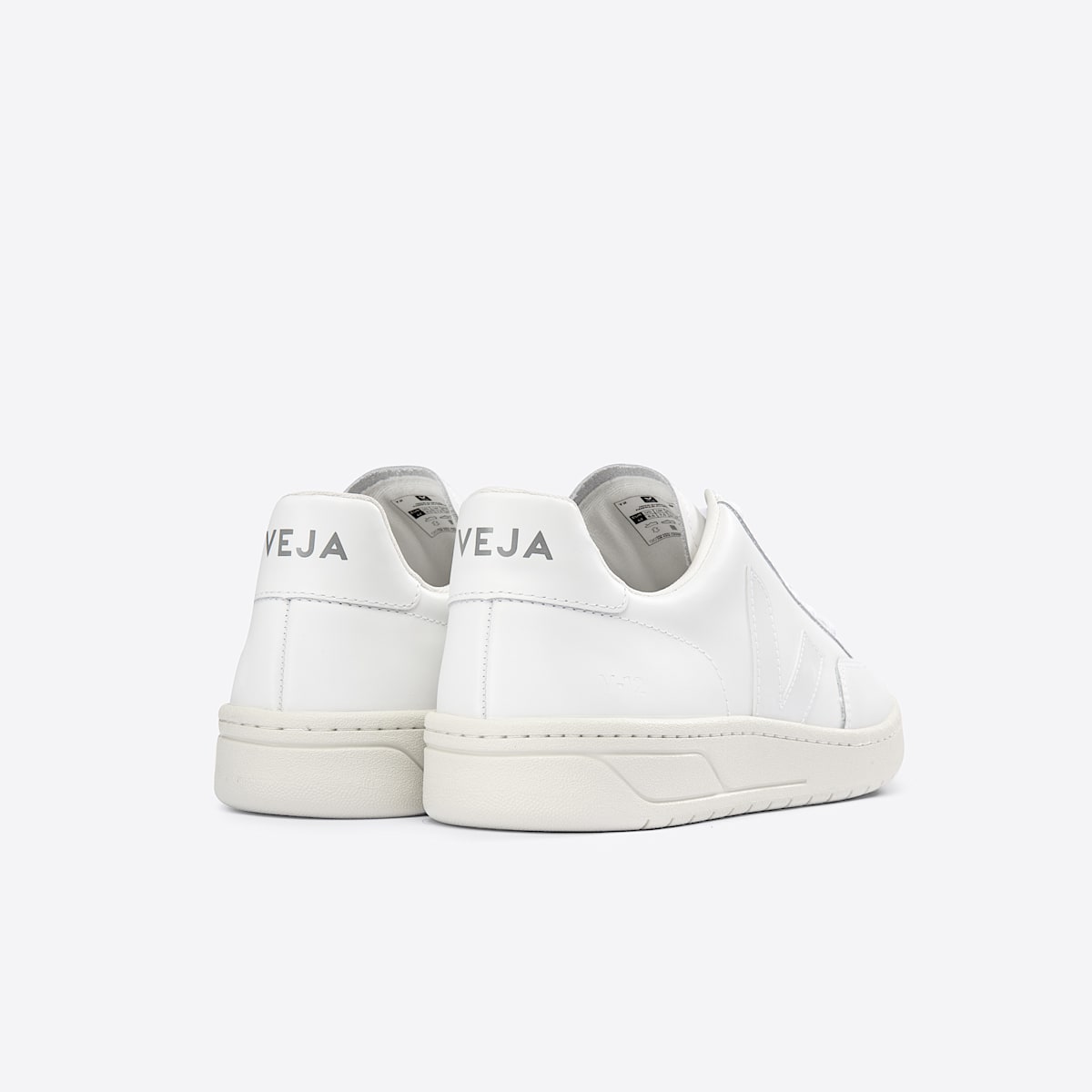 veja sneakers v-12 leather white XD0202297 Back view