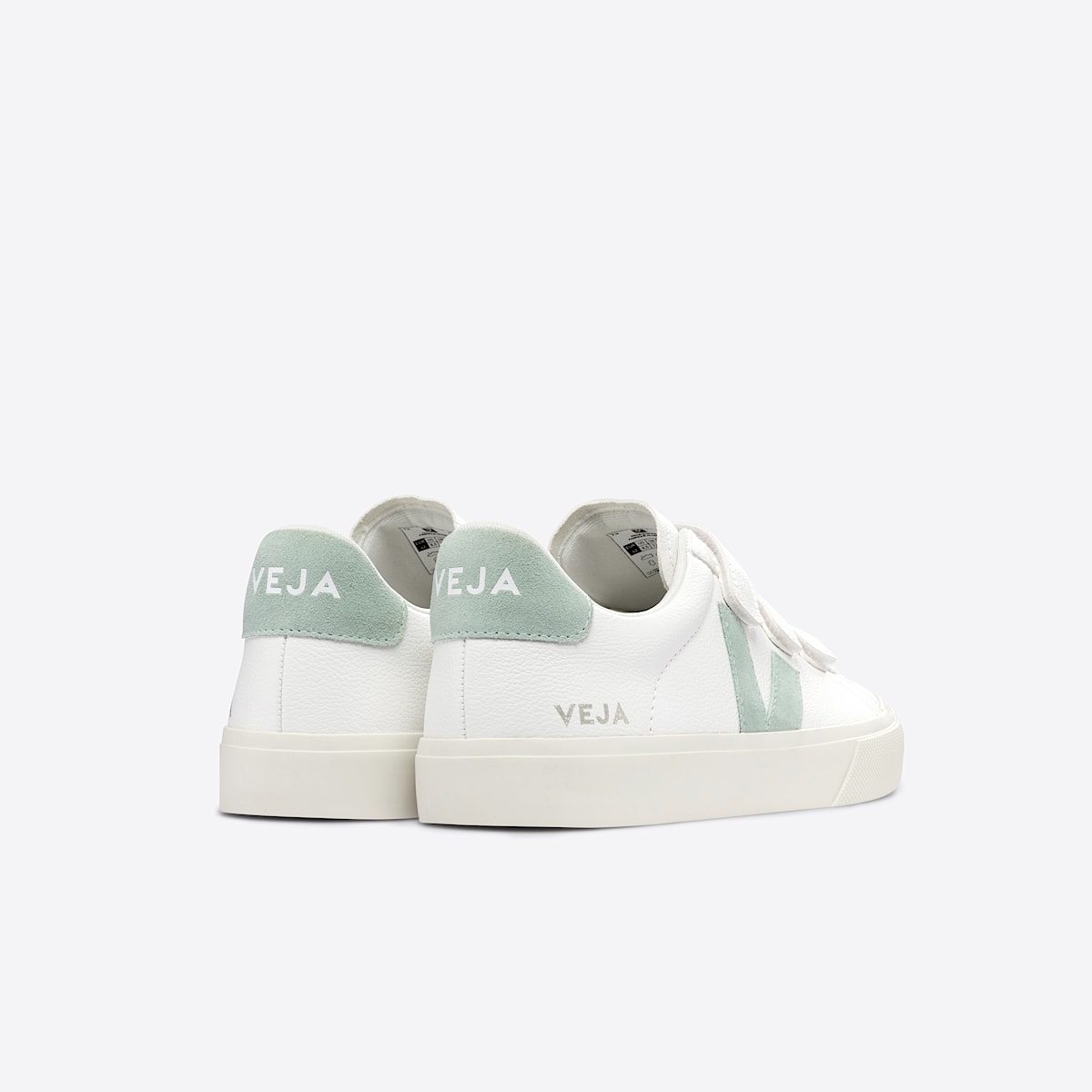 veja baskets recife-logo cuir blanc RC0592878 Back view