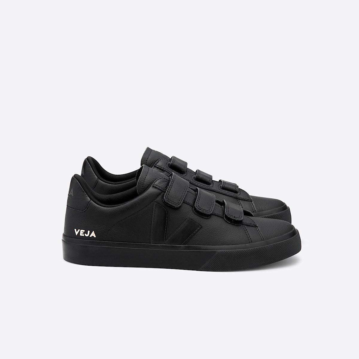 veja sneakers recife-logo leather black RC0502955 Lateral view