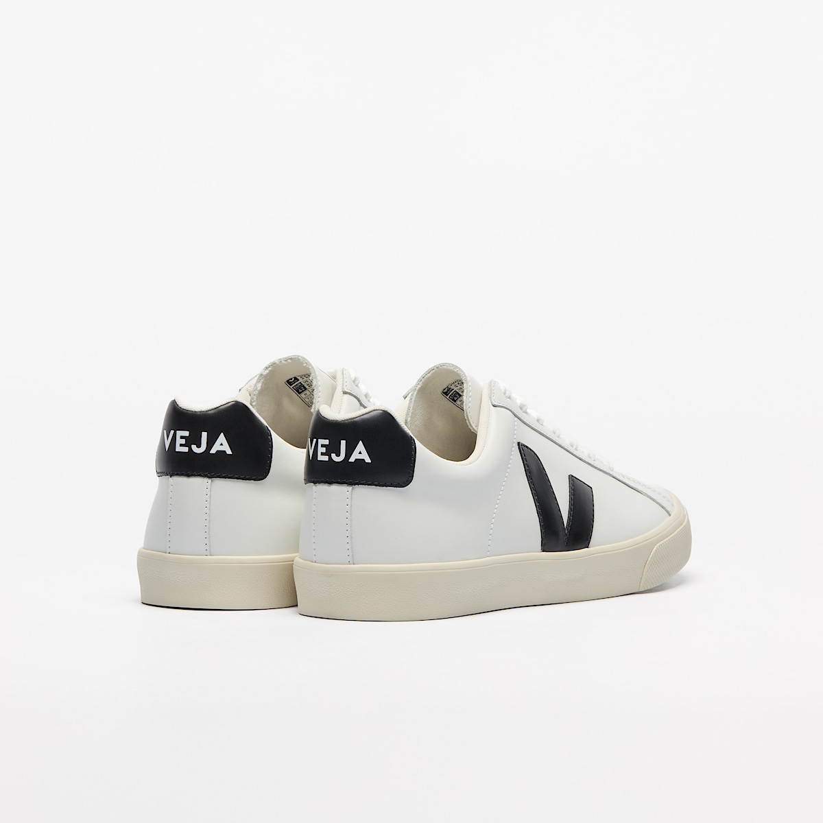 veja sneakers esplar-logo leather white EO0200005 Back view