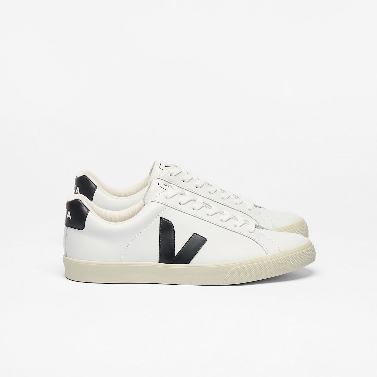 veja sneakers esplar-logo leather white EO0200005 Lateral view