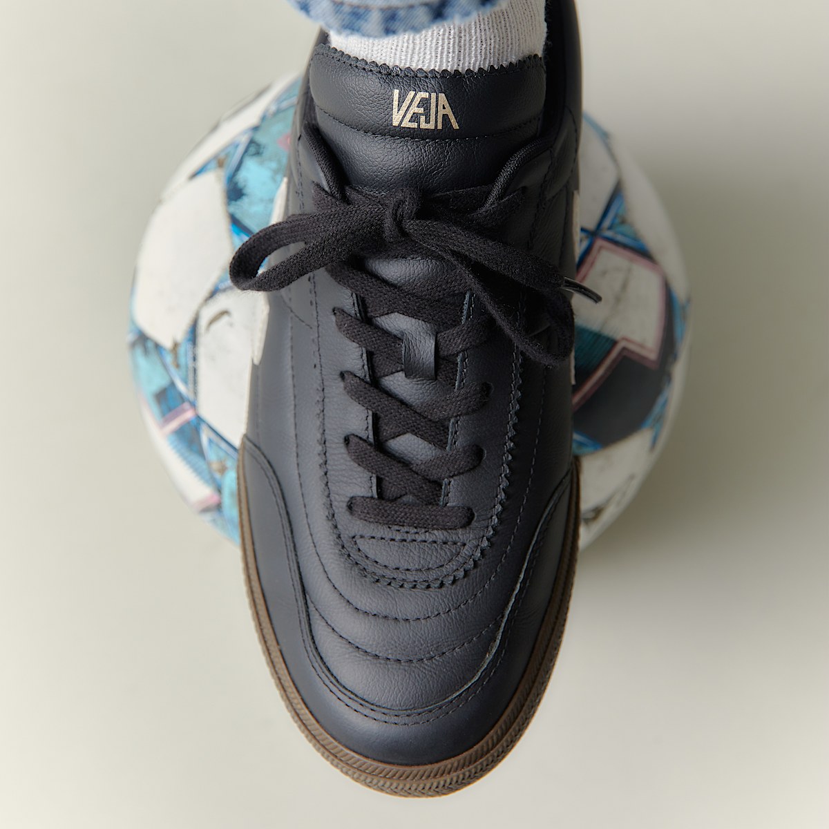 veja baskets panenka cuir-biologique noir FU2020707