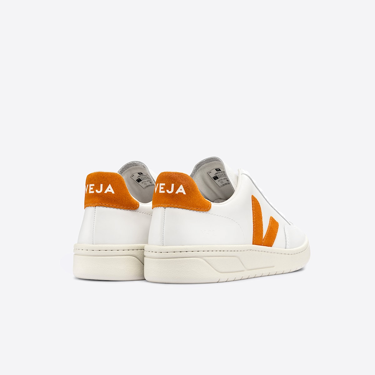 veja sneakers v-12 leather white XD0203113 Back view