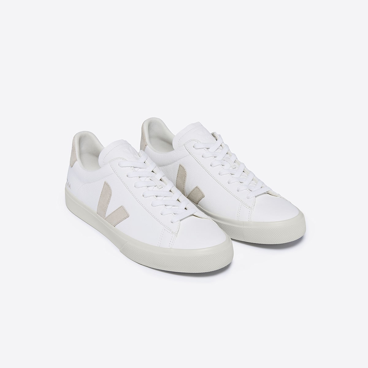 veja baskets campo cuir blanc CP0502920 Top view