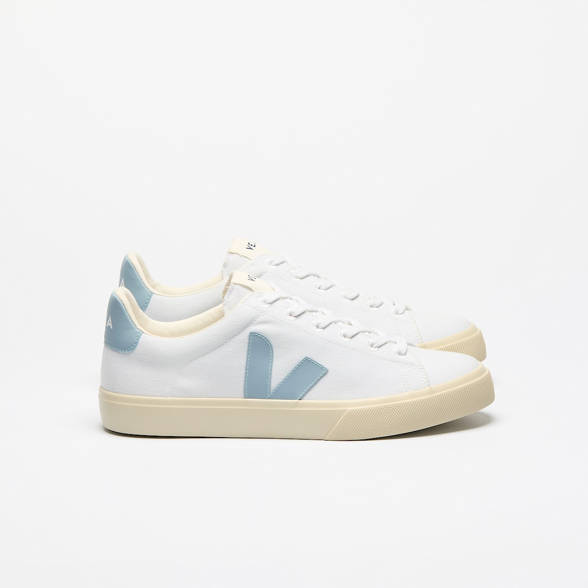 veja sneakers campo-ca organic-cotton white CA0103136 Lateral view