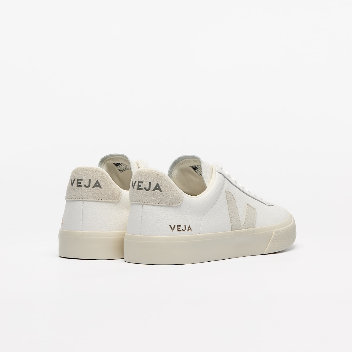 veja sneakers campo pelle bianco CP0502429 Back view