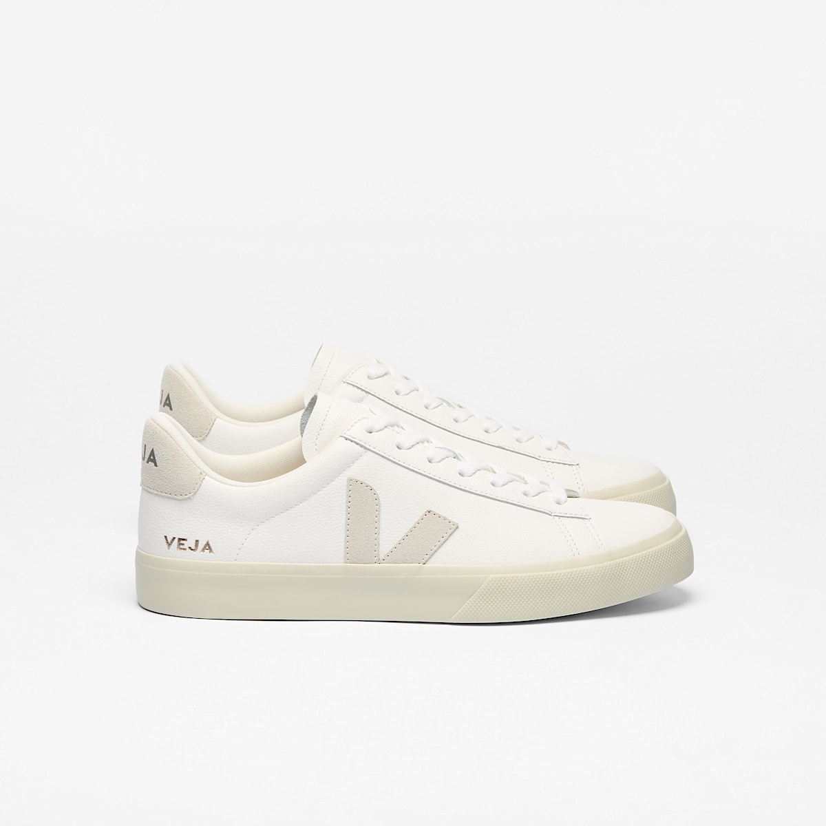 veja baskets campo cuir blanc CP0502429 Lateral view