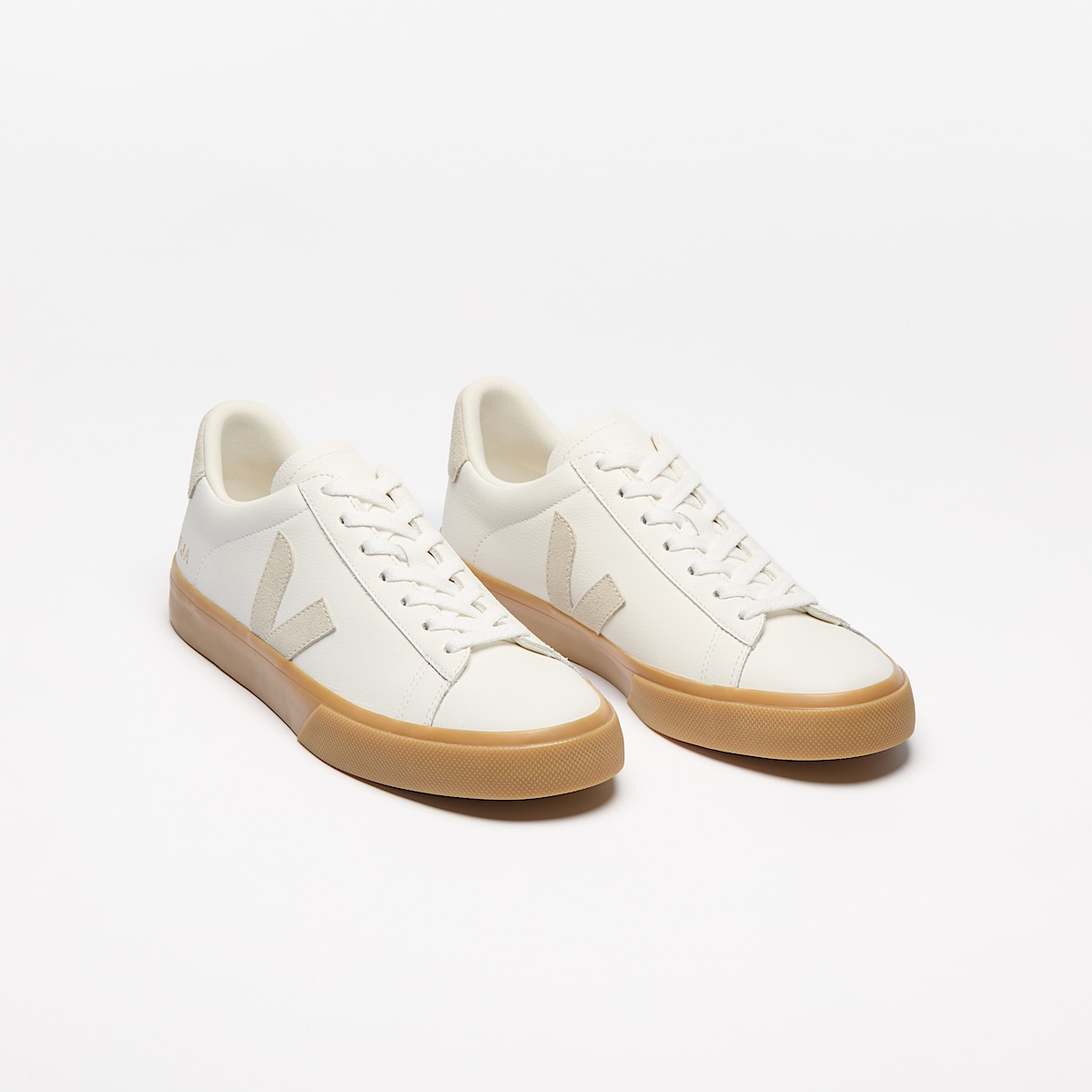 veja baskets campo cuir blanc CP0503147 Top view