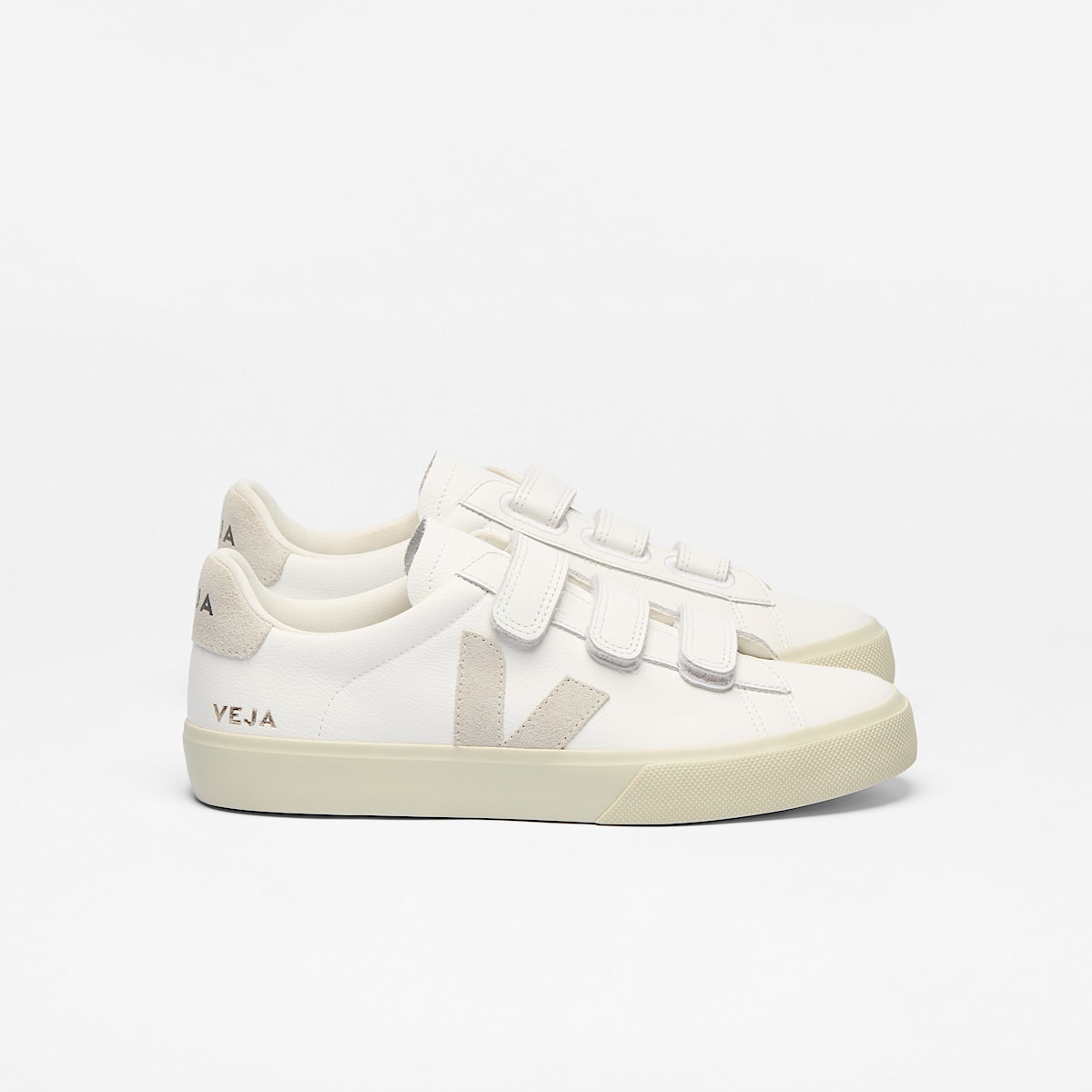 veja baskets recife-logo cuir blanc RC0502919 Lateral view