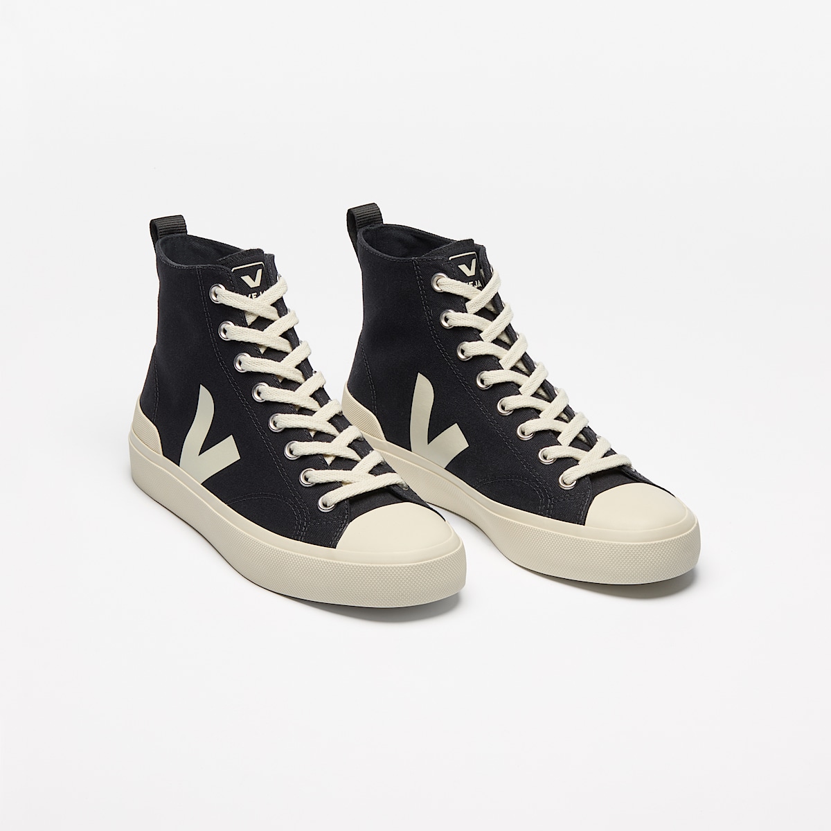 veja sneakers wata-ii organic-cotton black PA0101397 Top view