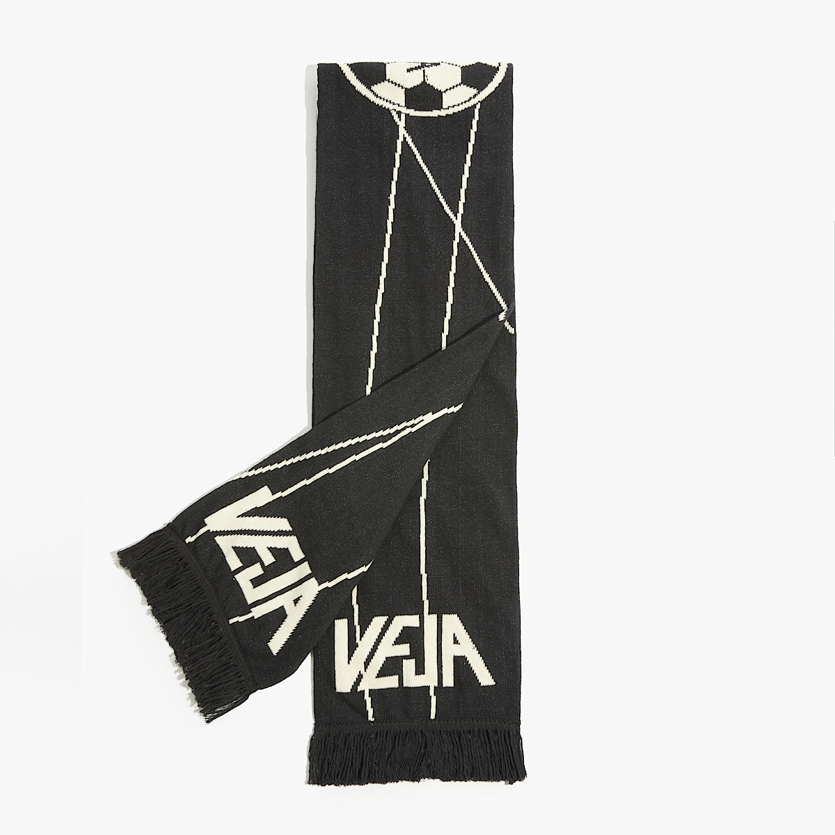veja scarf-panenka reciclado preto RF3521582