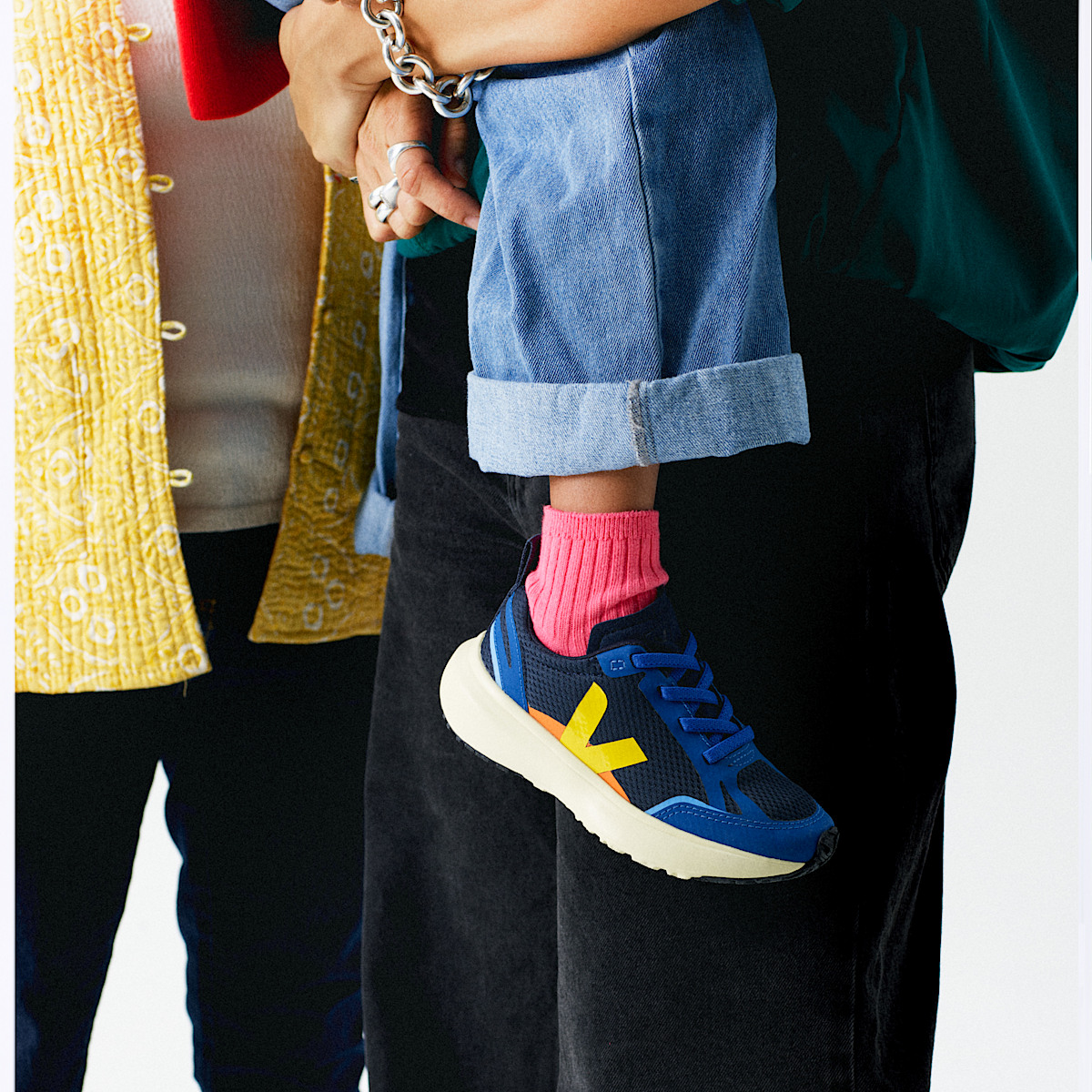 veja sapatilhas small-canary-light reciclado azul YL1820624