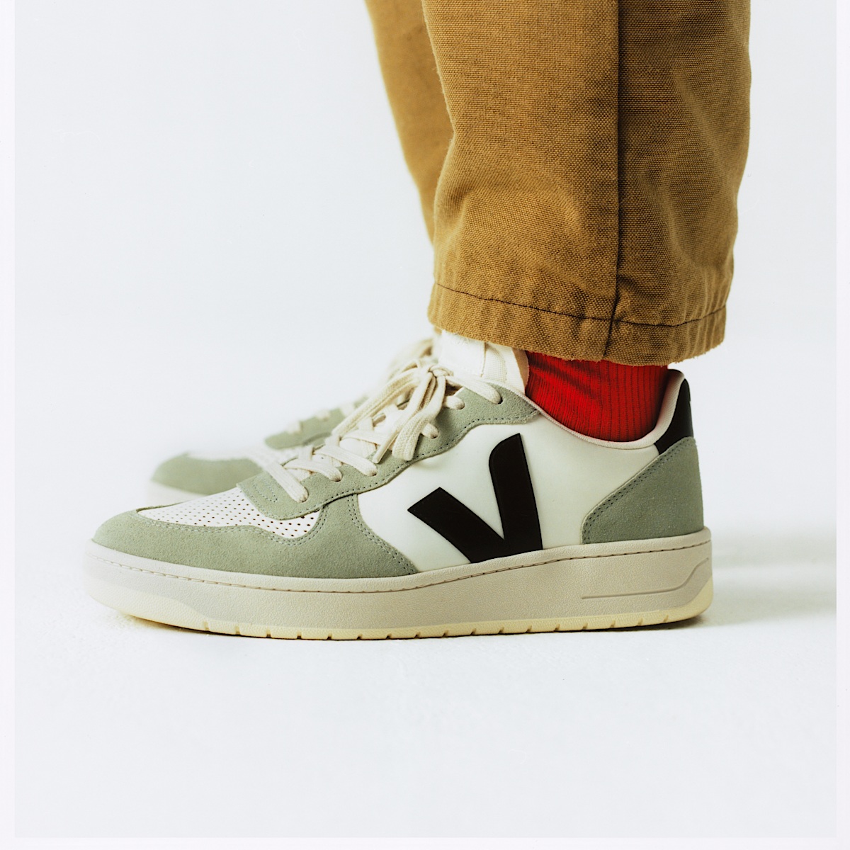 veja v-10-prime couro verde VI0220500A400