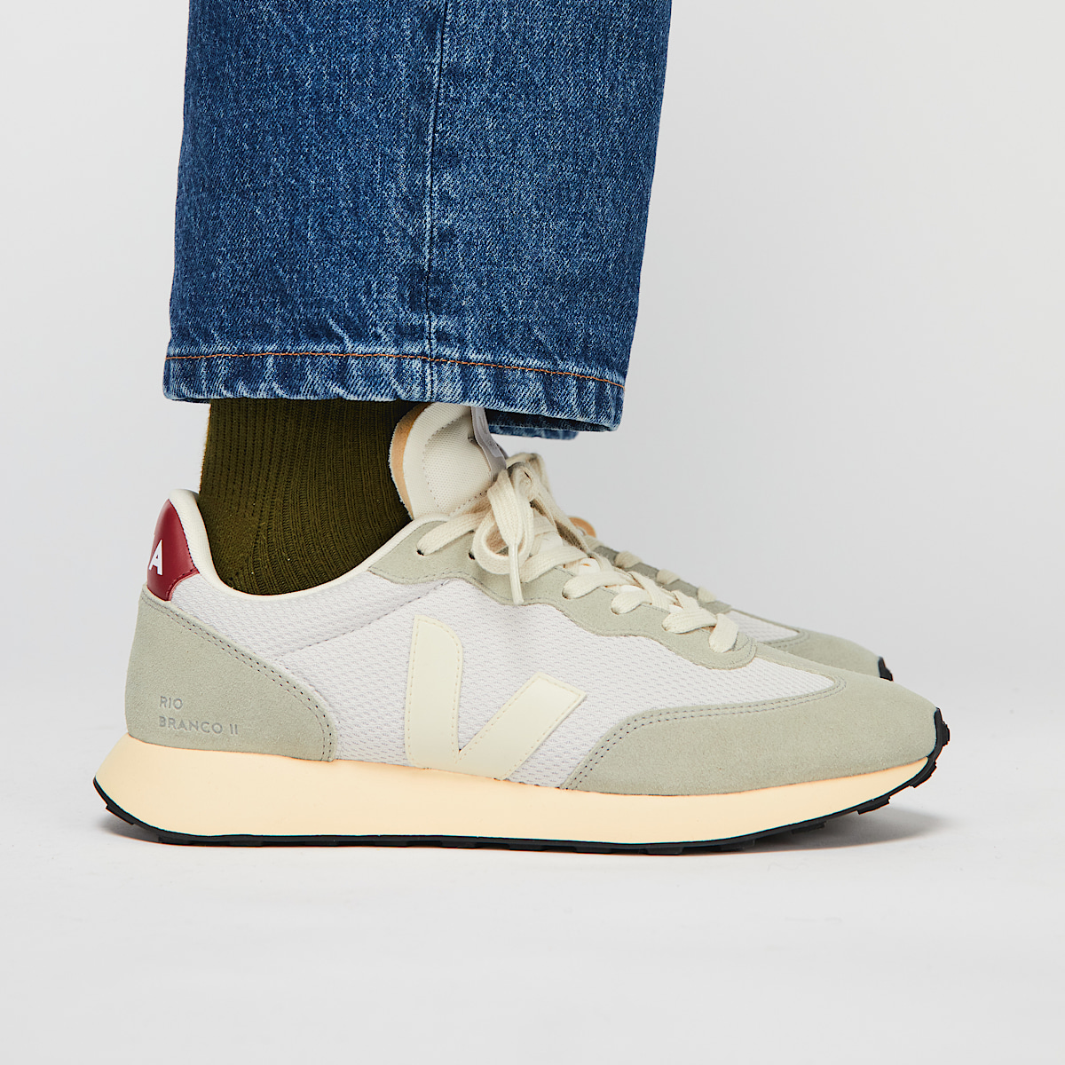 veja sneakers rio-branco-ii recycled grey RO1803868