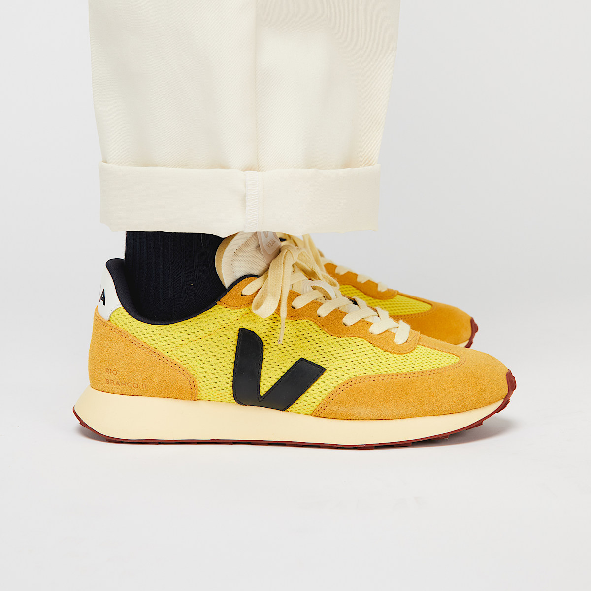 veja sneakers rio-branco-ii recycled yellow RO1803873