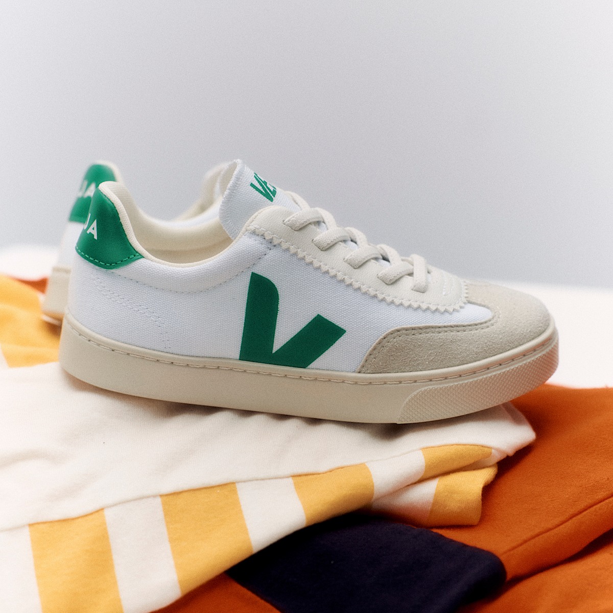 veja sneakers small-volley organic-cotton white SY0120627