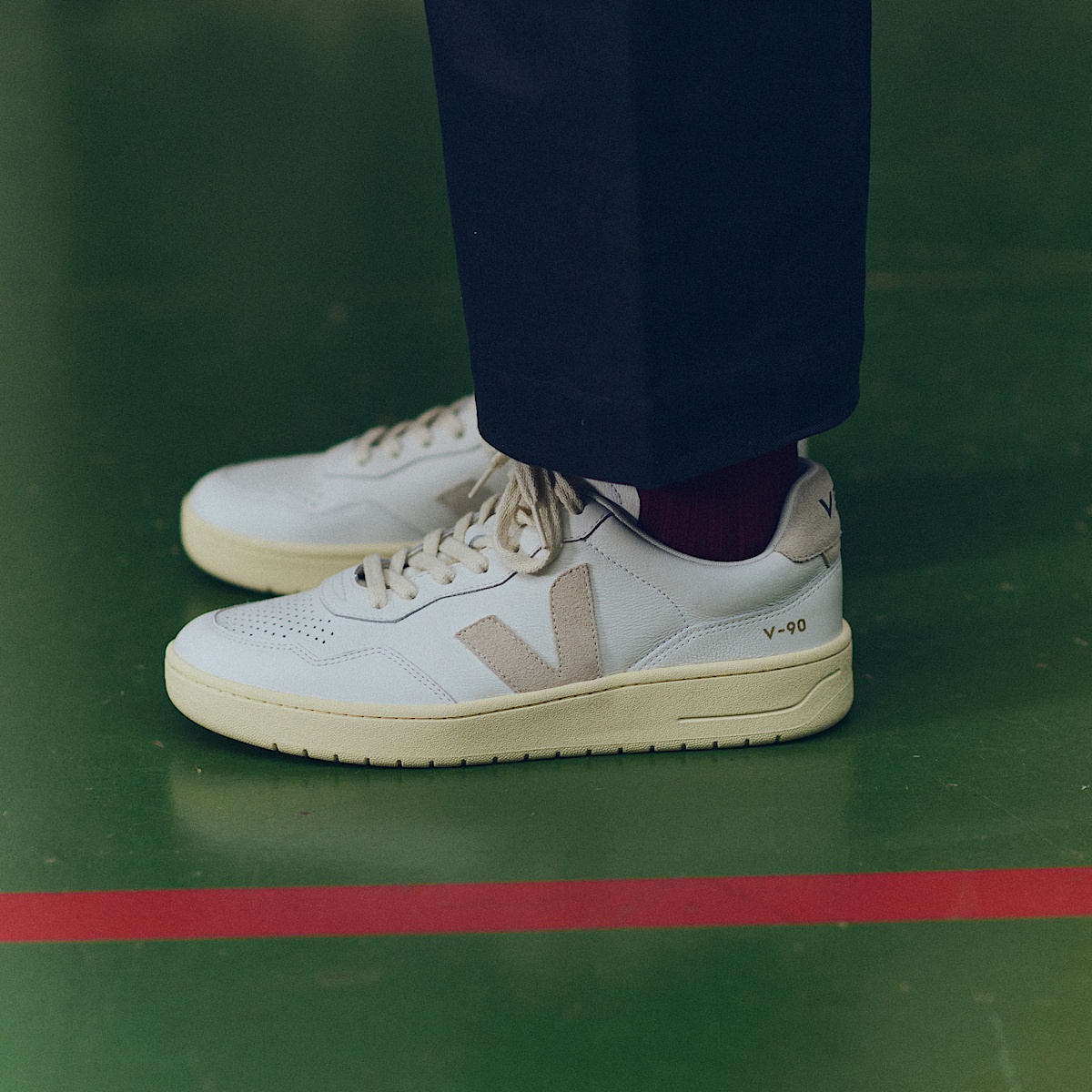 veja v-90 cuir blanc VD2003655A380