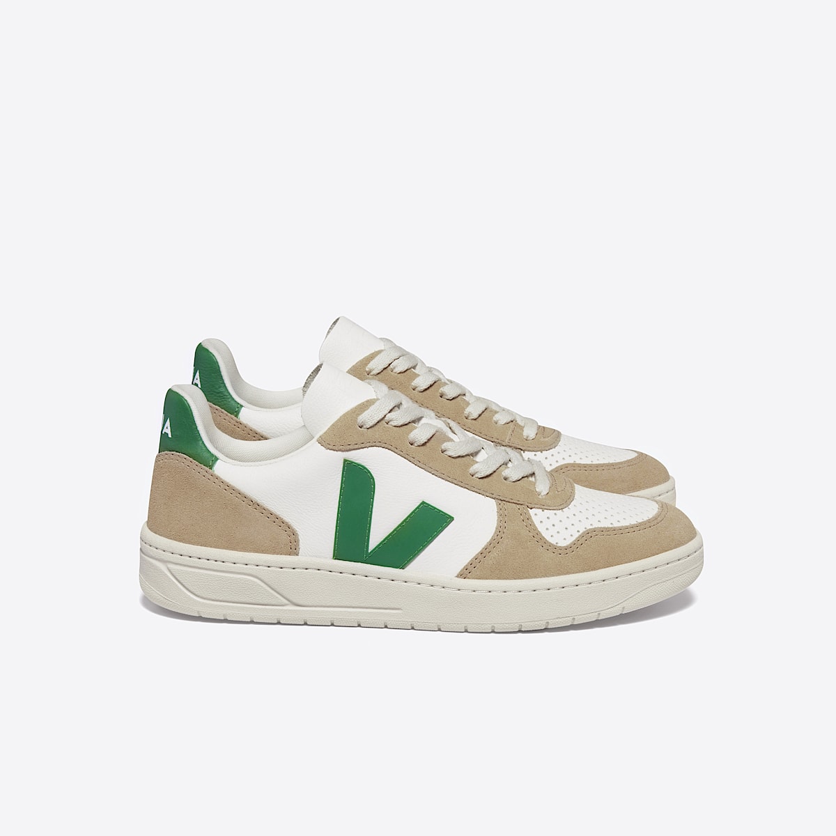 veja sneakers v-10 leather white VX0503146 Lateral view