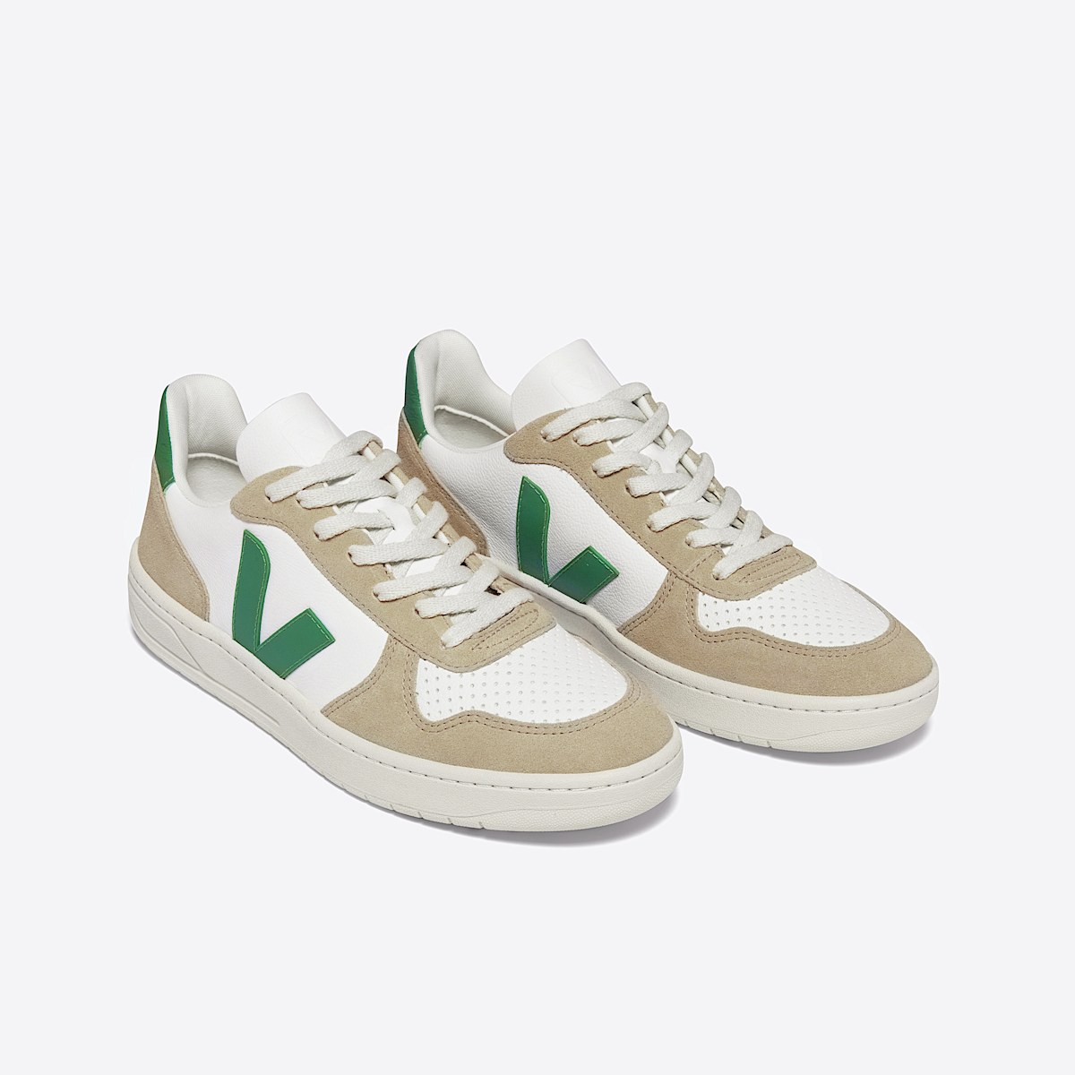 veja baskets v-10 cuir blanc VX0503146 Top view