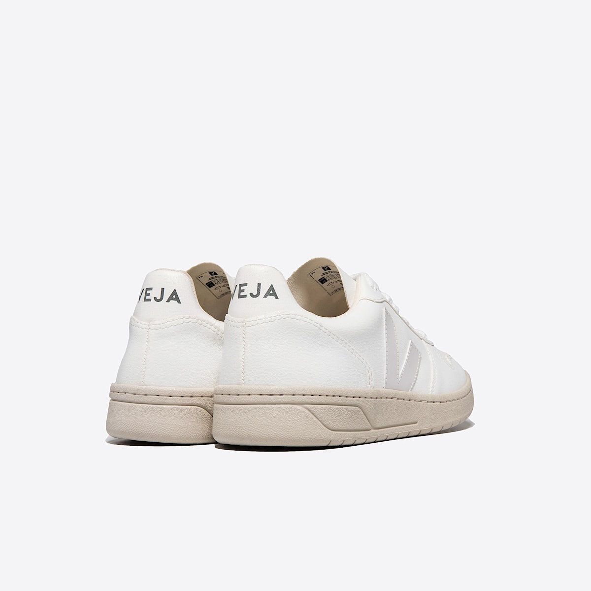 veja sneakers v-10 leather white VX0702892 Back view