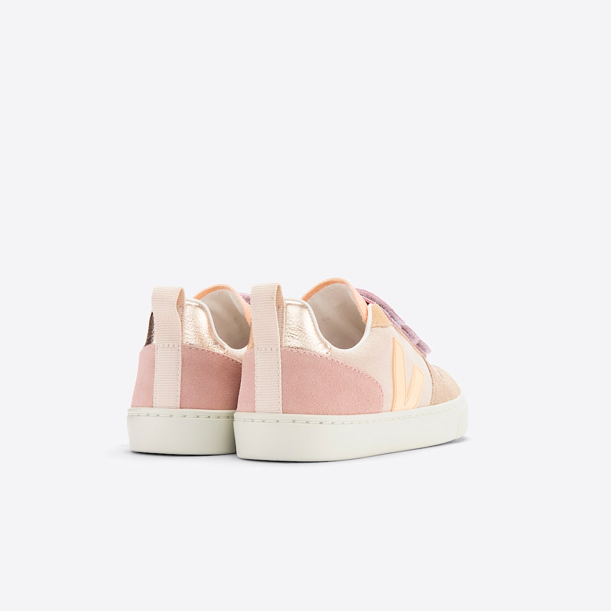 veja sneaker small-v-10 wildleder mehrfarbig CV0303032 Back view