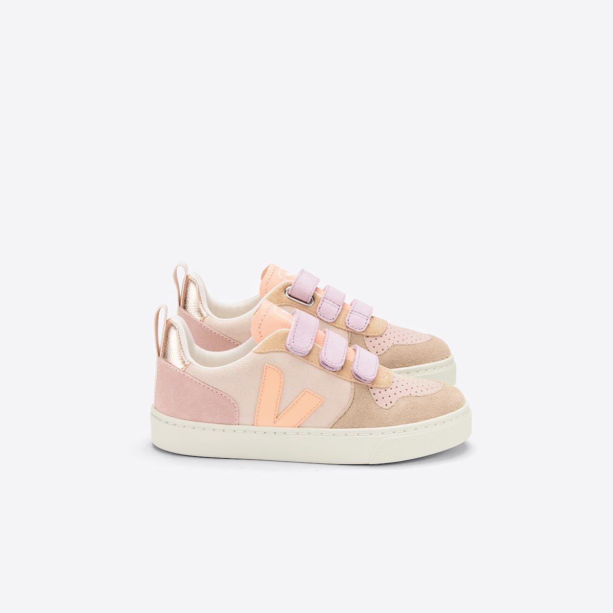 veja sneaker small-v-10 wildleder mehrfarbig CV0303032 Lateral view