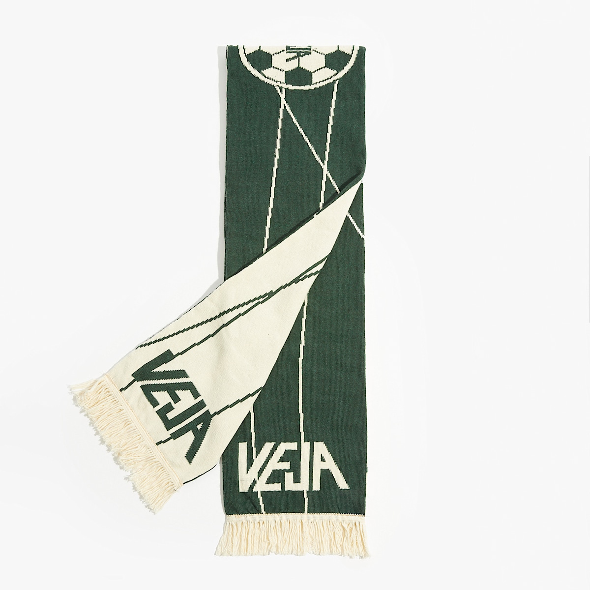 veja baskets scarf-panenka recyclé vert RF3521212 Lateral view